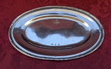 Vassoio Cosulich Line Trieste Lega D'argento 