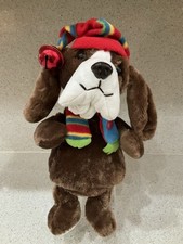 Vintage Dan Dee Hound Dog Animated Plays Two Christmas Songs