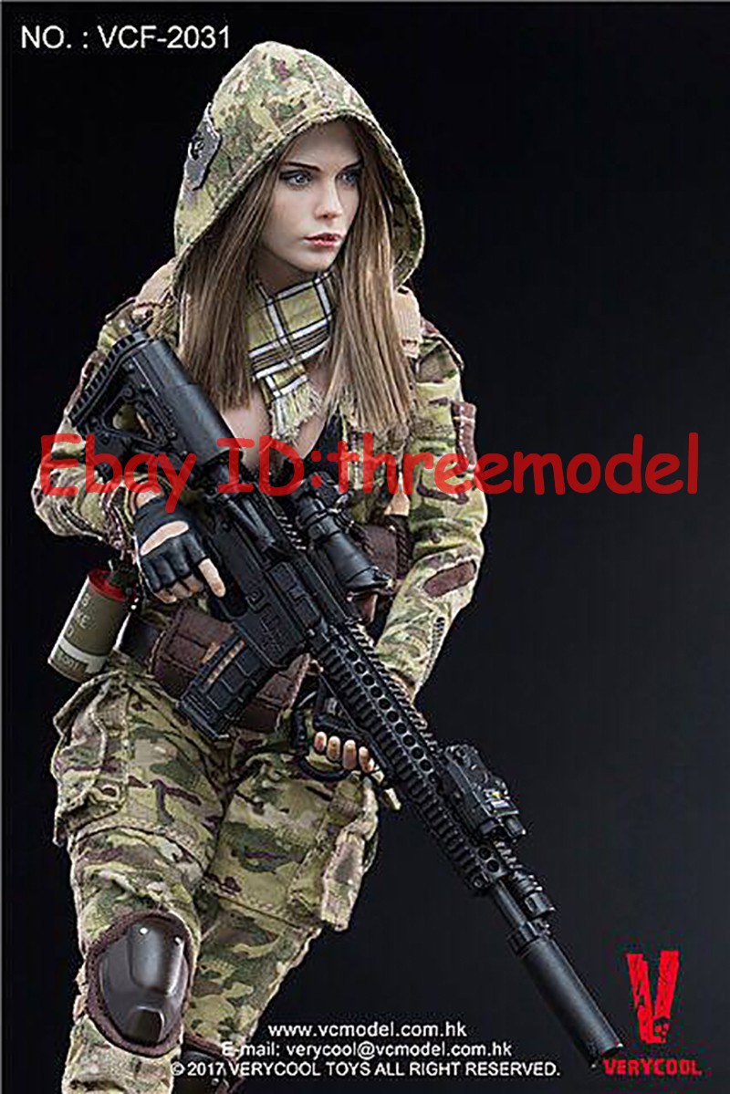 Verycool Vcf-2031 1/6 Camouflage Female Soldier Villa Action