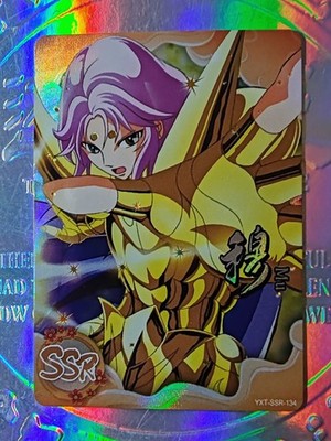 Karte Saint Seiya Zodiac Knight Shiryu Hyoga Shun Ikki Saori Saga Aiolia Holo