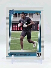 2021 Panini Donruss Tyson Campbell #347 Rated Rookie Jacksonville Jaguars