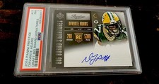 2014 Panini Prestige Big Board Signatures Rookie #17 Davante Adams Auto PSA 7 NR