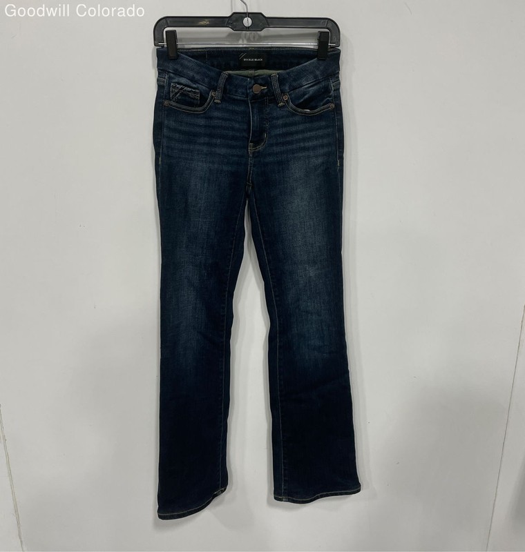 Buckle Black Dark Wash Blue Bootcut Jeans Pants Fit No 53 24x34