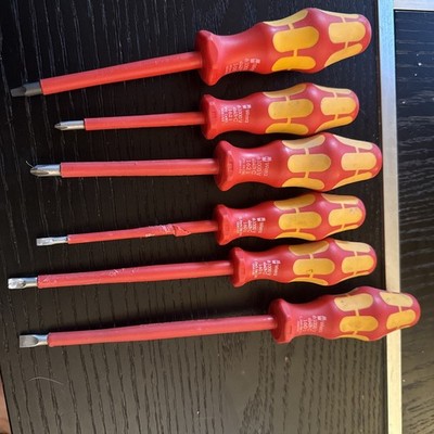 Wera 160 i/6 Kraftform Plus Series 100 VDE Insulated Screwdriver Set 05006145001