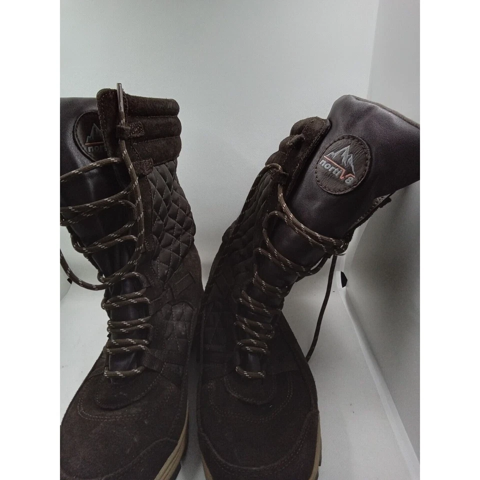 Bota Nortiv8 Thinsulate Damas Talla 9-Acolchada Top-Cordones-Resistente al Agua-11 pulgadas Foto 3 de 4
