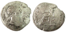 Ancient Roman Silver Denarius – Trajan, circa 114–117 AD-MODERN (10B)
