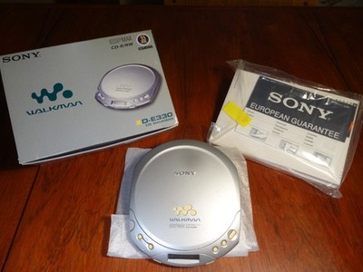 Sony D-E330 Discman Walkman ESP MAX CD Player In original Box - 100% Functional