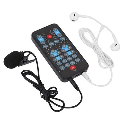 Voice Changer, Portable Mini Changer Device Handheld Sound Card 8...
