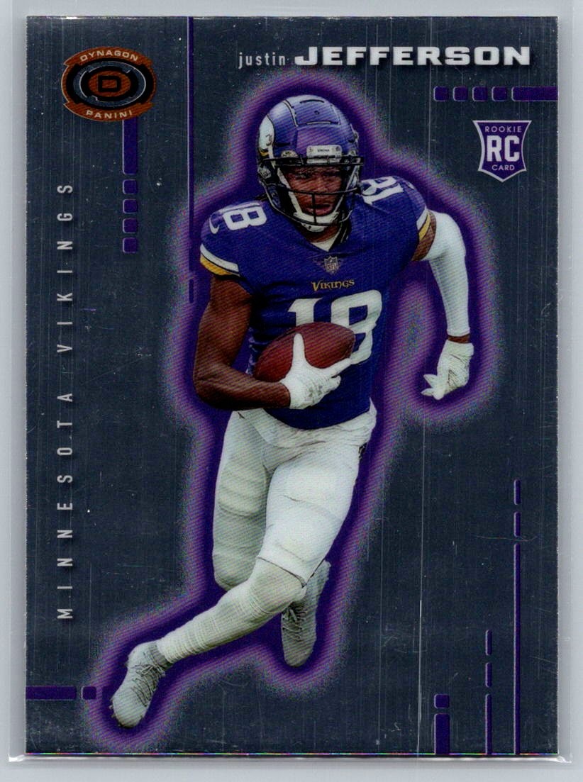 2020 Panini Chronicles #D-9 Justin Jefferson Dynagon Rookies