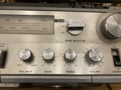 Vintage Hitachi TRK-8280 Boombox Radio Cassette Recorder Japan