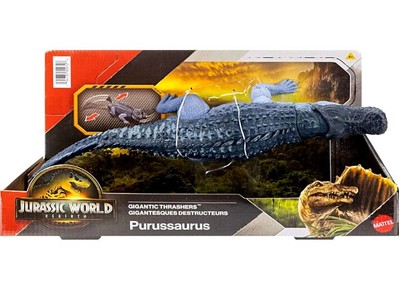 Mattel JGB94 Jurassic World Rebirth Gigantic Thrashers Purussaurus