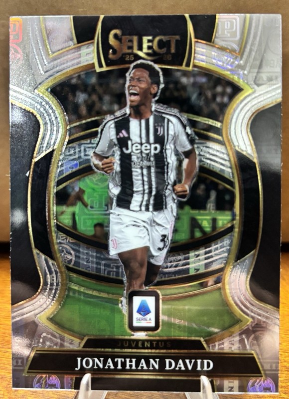 Panini 2025-26 Select Serie A Soccer Jonathan David Juventus #17 Terrace Prizm