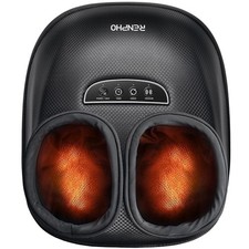 RENPHO Shiatsu Foot Massager with Heat, 3 Compression 14 x 12.2 x 7 in, Black