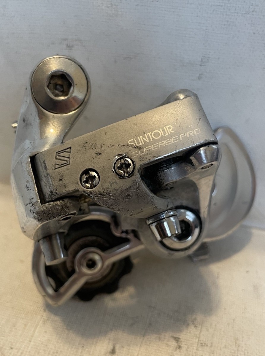 Vintage 1984 SunTour Superbe Pro Friction Rear Derailleur w