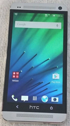 HTC One M7 32GB, Silver, Gun Metal, Android, Verizon, Unlocked, 4GLTE, GSM/CDMA