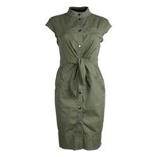 Marc by Marc Jacobs Olive Green Overdyed Cotton Shirt Dress size 0