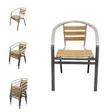 Ash Aluminium Bistro Chairs, Deluxe Ash Aluminium Patio Chairs, Ash Cafe Chair