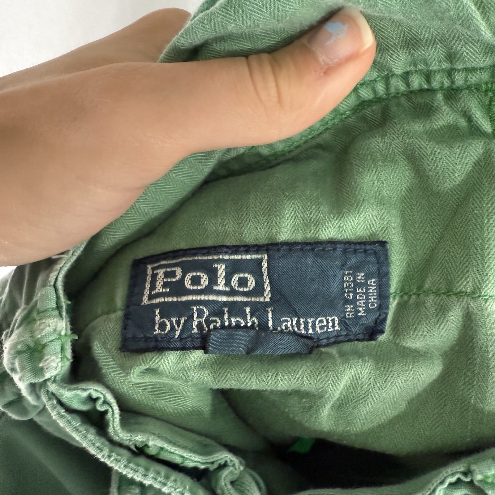 Polo Ralph Lauren Cargo Shorts Women's 38 Green Relaxed Fit 100% Cotton 8.5" In thumbnail 7