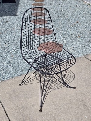 Early Eames Herman Miller Wire Chair DKR Eiffel Base -Needs some TLC 1st Gen?