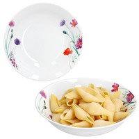 2X Marie Servierschale Ø23Cm 1L Porzellan Blumen Suppen-SchüSsel Beilagen Salat