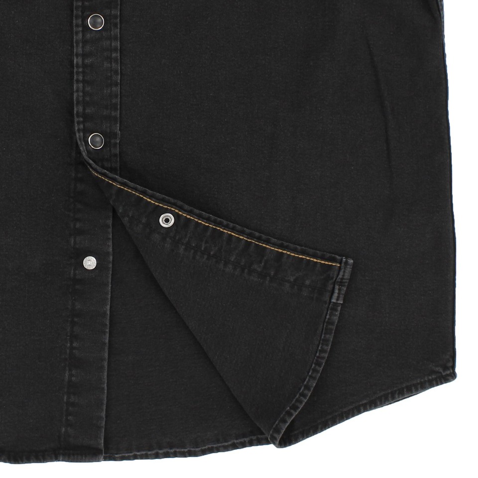 Wrangler Western Denim Button Up, Long Sleeve Button Up, Front Pockets ...
