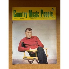 DON GIBSON COUNTRY MUSIC PEOPLE MAGAZINE JANUARY 1971 - DON GIBSON cover with mo