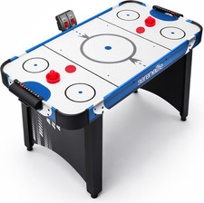48" Air Hockey Game Table, W/Built-In Score Tracker  Puck Dispenser, Digital LE