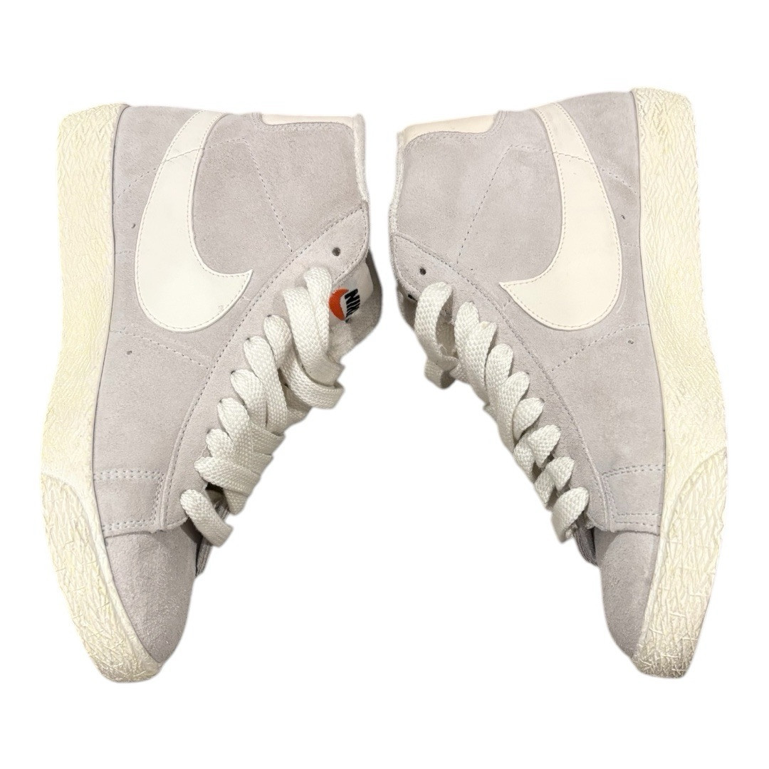 nike blazer grey suede mid trainers womens