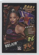 2021 Topps WWE Slam Attax 2021 Breakout Stars Bianca Belair #301 9k1