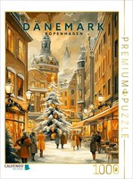 Calvendo Puzzle Christmas In Copenhagen | 1000 Pieces, Finished Size 25.2 × 18.9