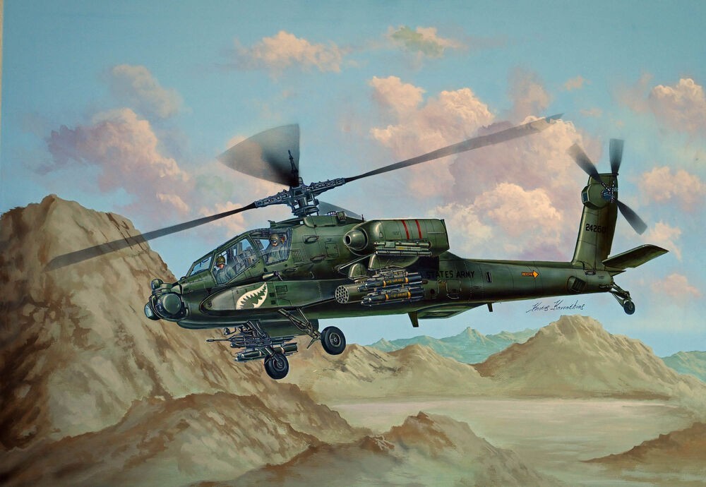 Trumpeter 05838 AH-64A Apache in 1:48 Bausatz Neu + OVP