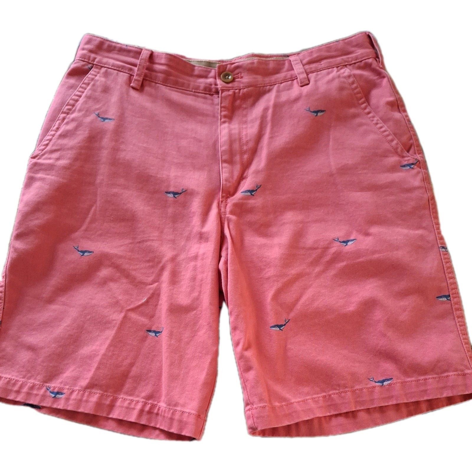 Izod Saltwater Men's Pink Shorts Size 34 10.5 inseam