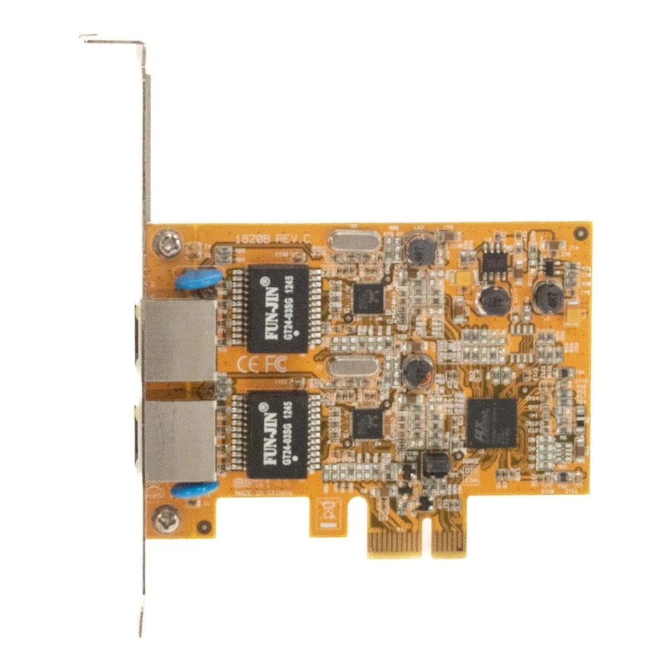 Netzwerkkarte STARTECH ST1000SPEXD3 DUAL PORT RJ-45 1GbE PCIe x1 - Bild 2 von 3