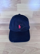 POLO Ralph Lauren Hat Cap Black Strapback Cotton Kid Child Youth One Size 4-7