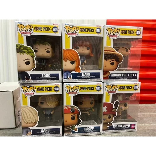 Funko Pop One Piece Live Action Luffy Nami Zoro Sanji Usopp