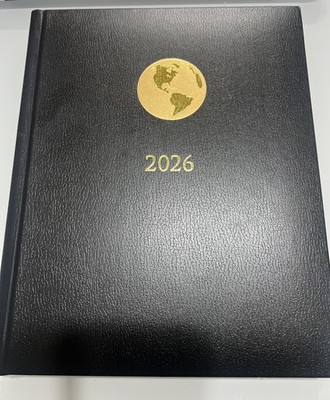 THE AMEX AMERICAN EXPRESS BLACK EXECUTIVE LEATHER APPOINTMENT BOOK PLANNER 2026