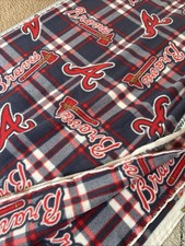 MLB Atlanta Braves Fleece Fabric