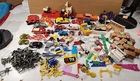 Vintage Lot Matchbox ertl tonka Toy Cars Trucks parts blocks Clear Out Toy Box