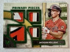Jackson Holliday 2025 Topps Museum Emerald 1/1 Primary Pieces Quad Relic Orioles