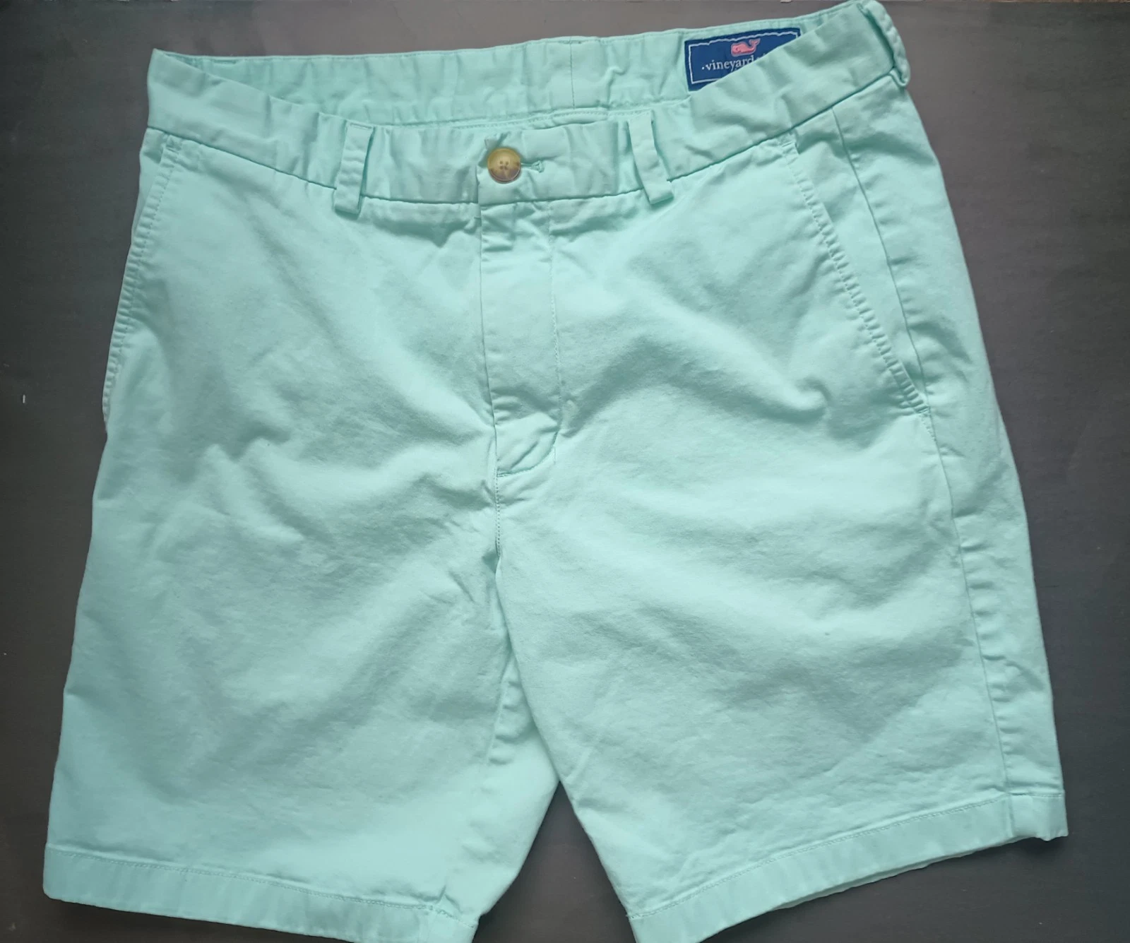 Vineyard Vines Classic Fit Mint Green Shorts Mens Size 32 FREE SHIPPING