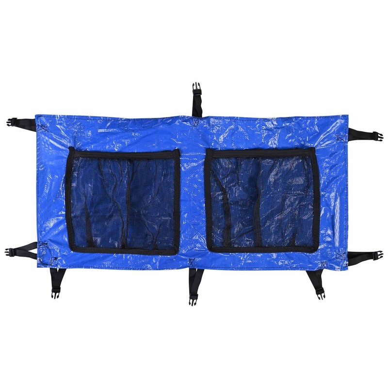 Trampoline Shoe Bag Bounce Accessory Mesh Pocket Adjustable Strap Outdoor Home