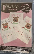 Rocking Reindeer Collection On CD   Pickle Pie Designs