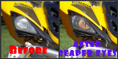 YAMAHA RAPTOR REAPER Head Light Covers RuKind Covers BEST SELLER 2006 2021