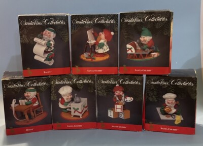 VGT Santakins Collectibles Ornament set Of 7 Are all Different