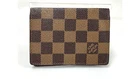 Louis Vuitton Damier Porte 2 Cartes Vertical N60533 Pass Case (Excellent)