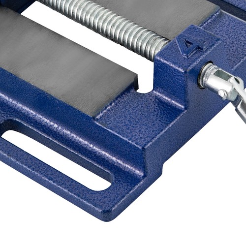 Máquinas profesionales tornillo de banco 100 mm mesa industrial columnas taladro fundición DE - Imagen 6 de 14