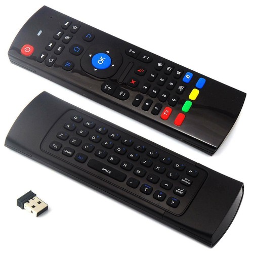 Telecomando Tastiera Wireless Air Mouse MX3 Per Android Smart TV Box Nero - Foto 3 di 15