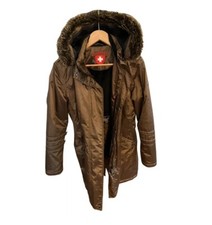 Wellensteyn Darling Womens Jacket Size S Black Long Winter Parka Coat Hooded