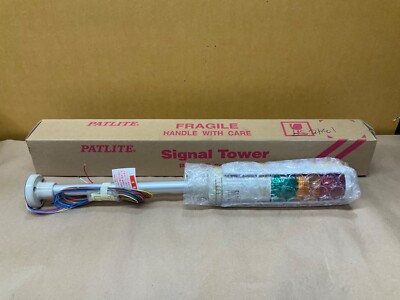 Patlite LME-302FB-RYG Visual Warning Device Tower Green/Red/Yellow #04E71PR6