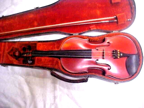 Gustave Bernardel Atelier 1901 Violin France Superb Instrument Wooden Case